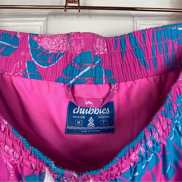 💛Chubbies Men Size Medium The Hydrofoils 7" Swim Trunks Lined - Picture 4 of 5